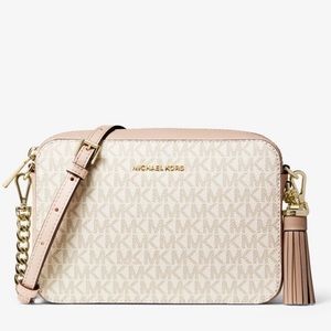 Michael Kors Medium Logo pink Crossbody Bag